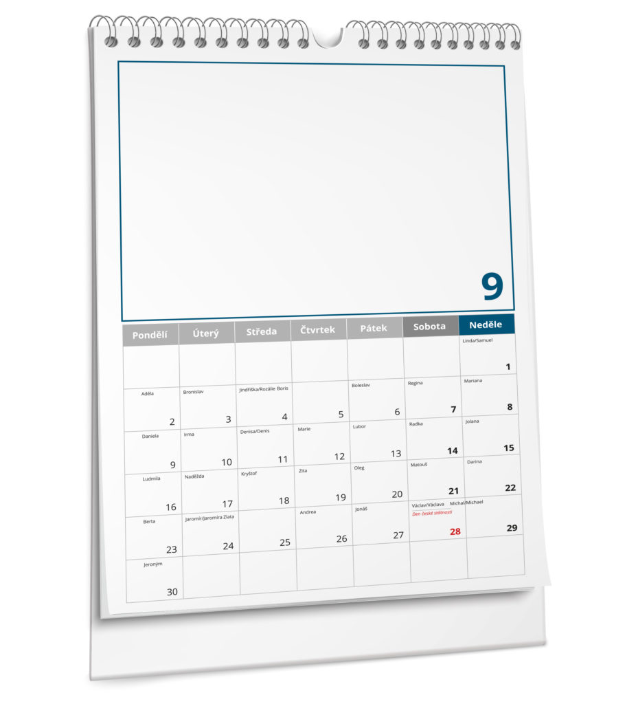 Tiskárna AKORD Chomutov - nástěnný kalendář bianco plánovací