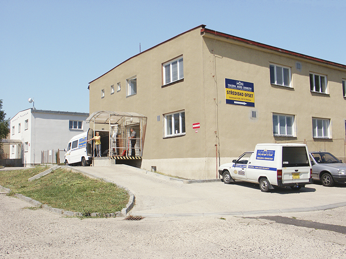 Provoz ofsetového tisku Tiskárna AKORD Chomutov